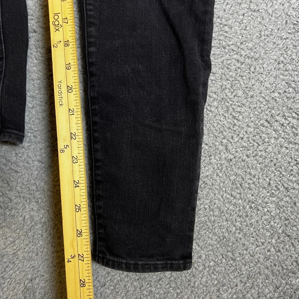 J‎ Crew Toothpick Jeans Womens 31 Black Excellent Curvy Denim Office Casual